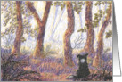 Forest morning card