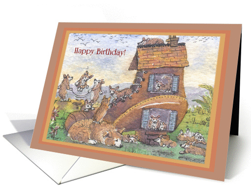 Old Lady Who Lived in a Shoe, Happy Birthday card (1438612)