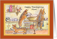 Happy Thanksgiving Mum! card
