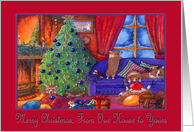Merry Christmas Corgis, our house to yours. card