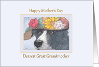 Happy Mother’s Day, dearest Great Grandmother - sheepdog mother’s day card