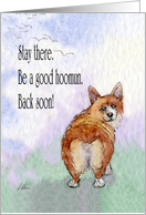 The Dog’s Revenge Going Out while Humans must Stay Home card