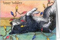 Happy holidays, dog...