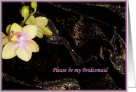 be my bridesmaid, wedding card