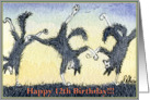 happy birthday paper greeting card 12 card