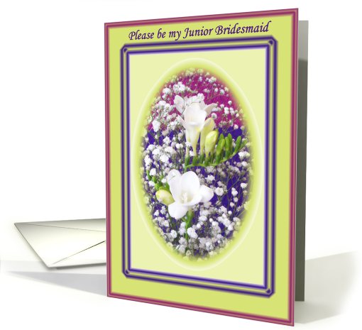 be my junior bridesmaid, wedding card (405178)