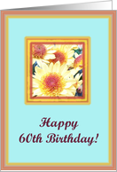happy birthday paper greeting card 60 card