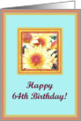 happy birthday paper greeting card 64 card