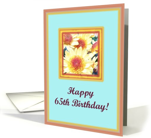 happy birthday paper greeting card 65 card (405704)