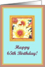 happy birthday paper greeting card 65 card