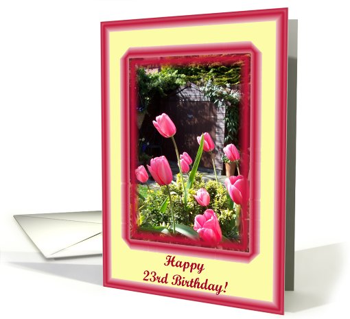 happy birthday paper greeting card 23 card (406207)