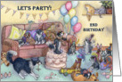 birthday party invitation, 2, two, first, card