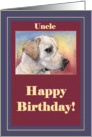 happy birthday uncle, labrador, card