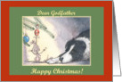 happy christmas, paper cards, dog, mouse, godfather, card