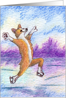 blank card, notecard, paper cards, dog, Corgi, card