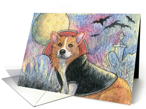 blank card, notecard, paper cards, dog, Corgi, card (490808)