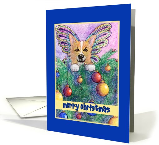 merry christmas, paper card, dog, card (505957)