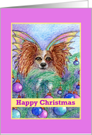 business or corporate christmas cards, paper card, dog, card