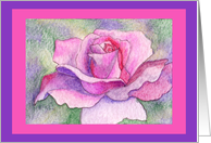 paper card, rose, card