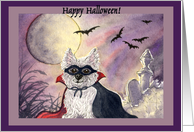 Halloween Westie, dog, Happy Halloween, card
