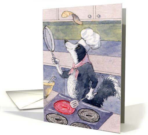 border collie, dog, pancake, blank card, card (766003)