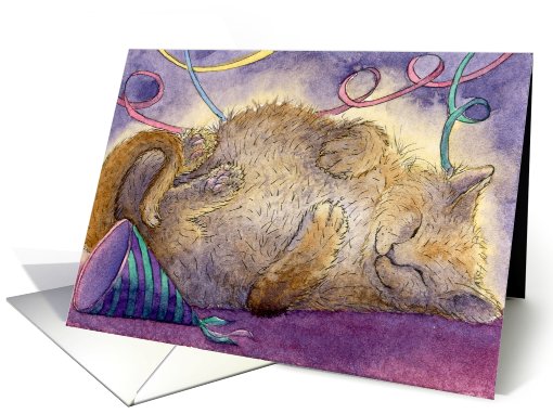 Party animal cat card (799411)