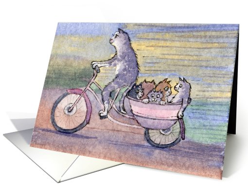 Cat carriage card (799434)