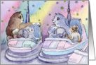 Dodgem cats card