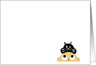 Happy Halloween Black Cat card