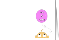 It’s a Baby Girl! card