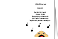 Silent Night (wrong lyrics) card