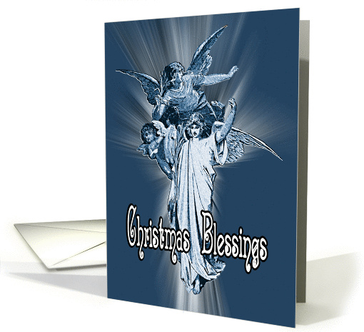 Christmas Angel Blessings card (120538)