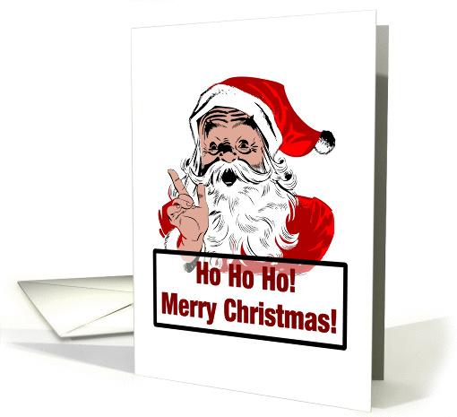 Happy Santa card (124824)