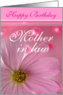 Happy Birthday Mother in Law card