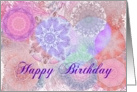 Happy Birthday Heart and Kaleidoscopes card