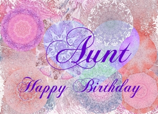 Aunt Happy Birthday...