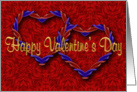 Entwined Hearts Valentine card