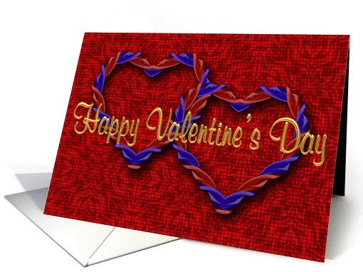 Entwined Hearts Valentine card (1032161)