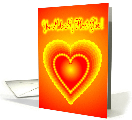 Glowing Heart card (147321)