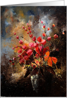 Bunch of flowers 1007 card