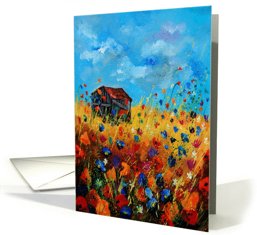 field flowers 45 card (121677)