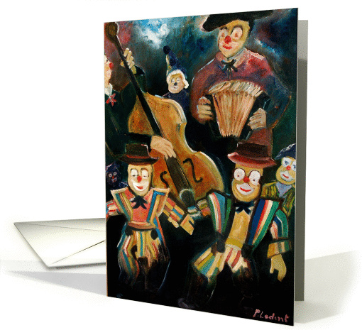 clowns band card (124963)