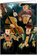 clowns band card