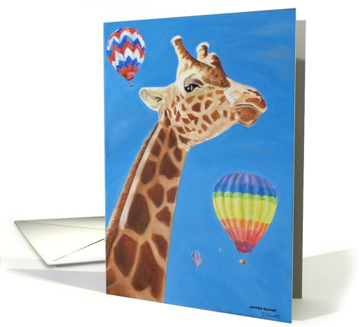 Lofty the giraffe card (122287)
