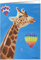 Lofty the giraffe card