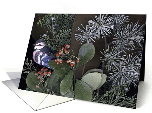 winter bouquet (h) card (127765)