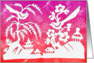 papercut birds card