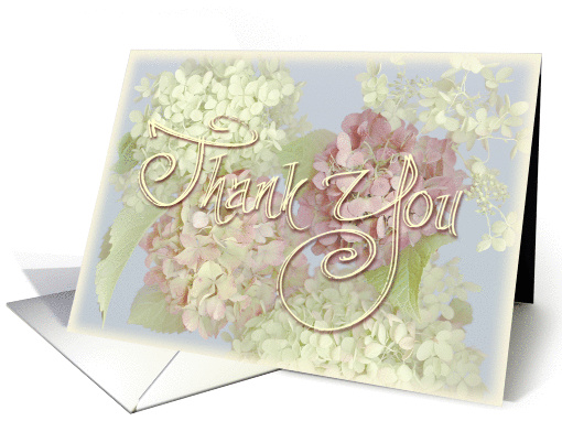pastel hydrangea-thank you card (139025)