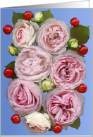 cherry roses card