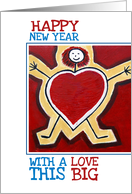 Female love - Happy new year card